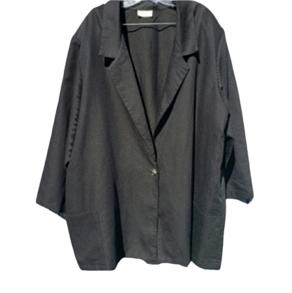 Roaman's Women's Black Blazer Suit Jacket Coat‎ Work Casual Plus Size 3X - Picture 5 of 5